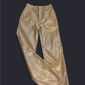 Glossy Taupe 90s pants 🪩🤎🍸